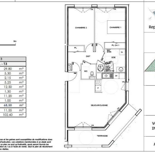 Annonces CHALONS : Appartement | FAGNIERES (51510) | 69.00m2 | 182 800 € 